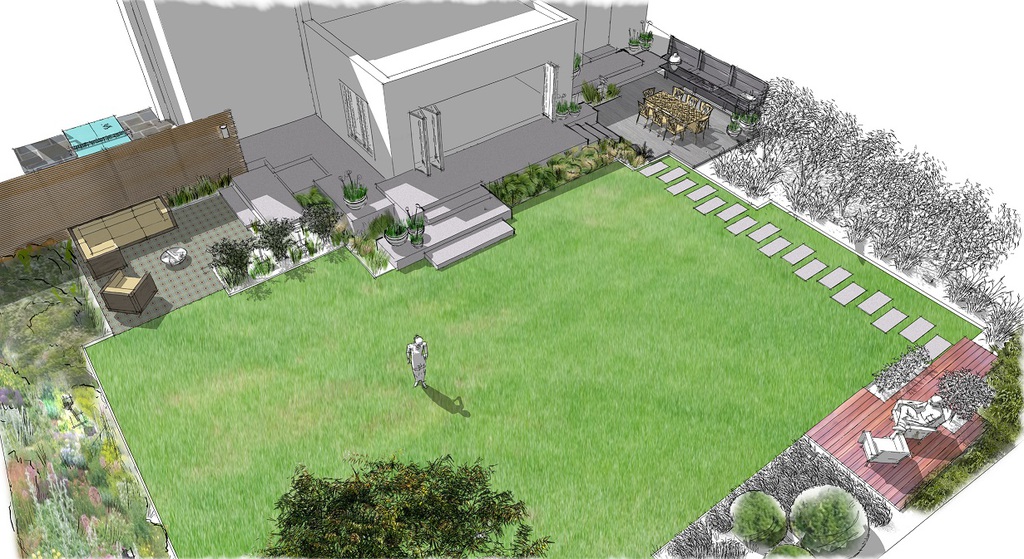 Landscape Garden Design in St Albans, Hertfordshire - Design Process